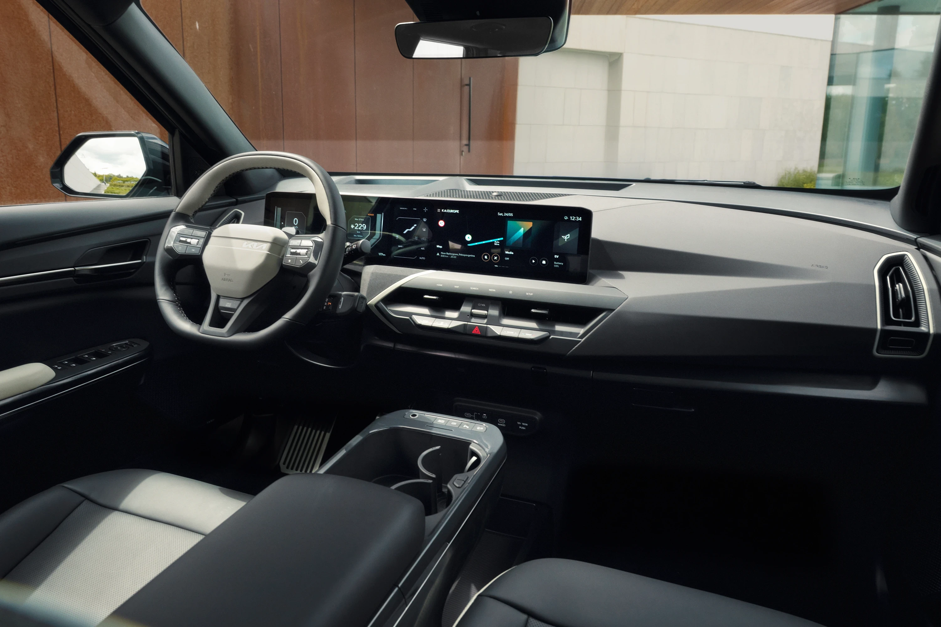 Kia EV5 Long Range AWD interior view