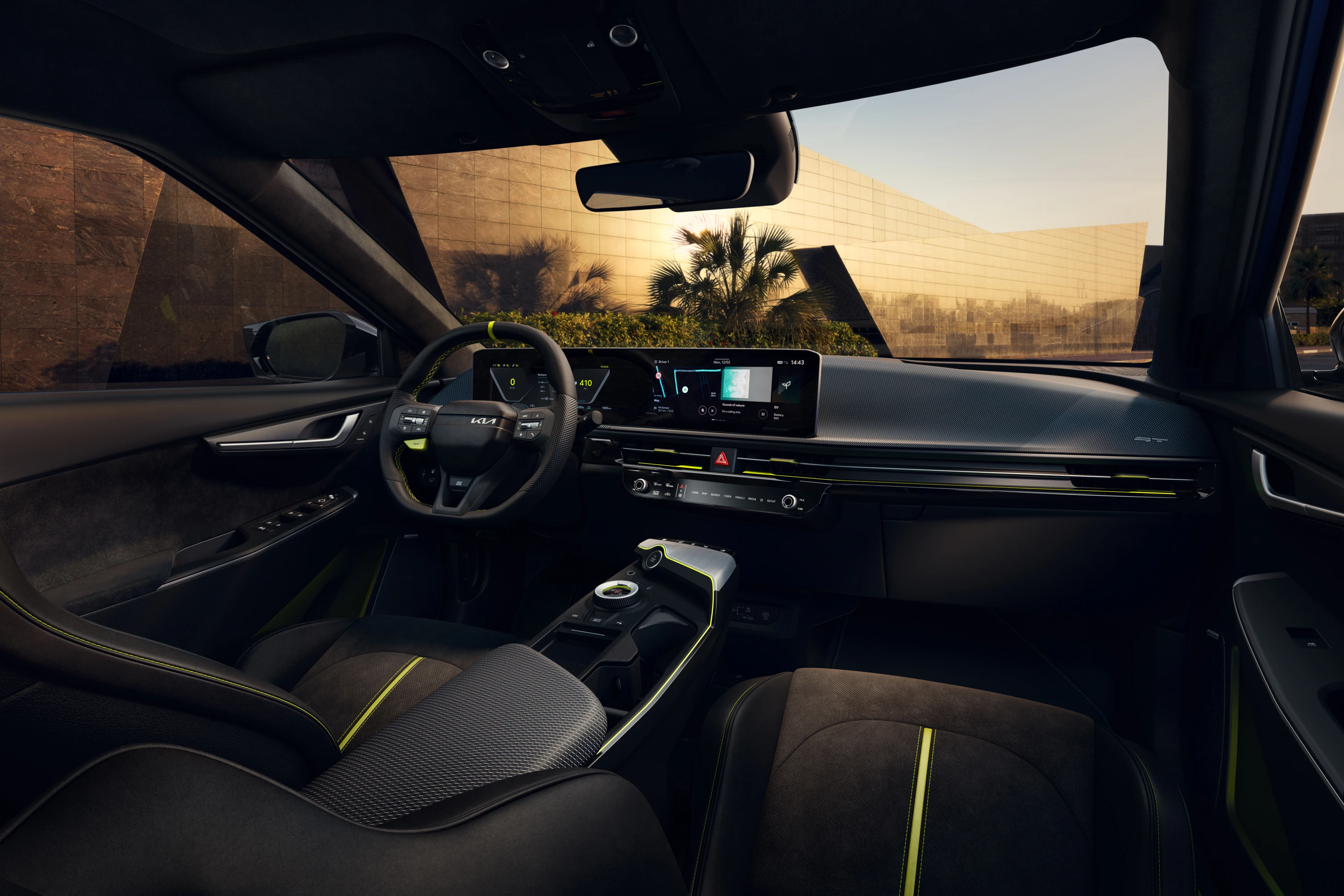 Kia EV6 GT interior view