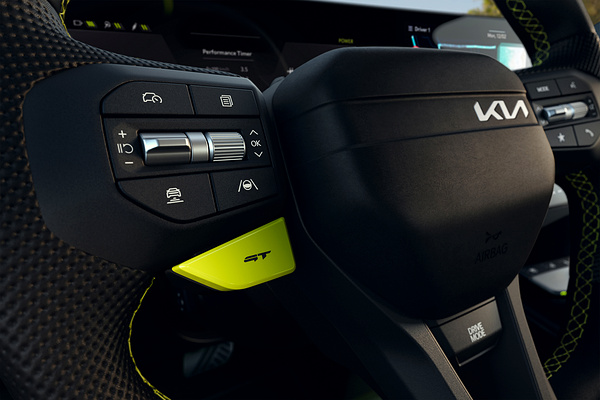 Kia EV6 GT steeringwheel view