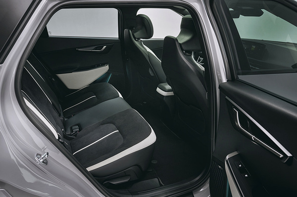 Kia EV6 Long Range AWD secondrowseats view