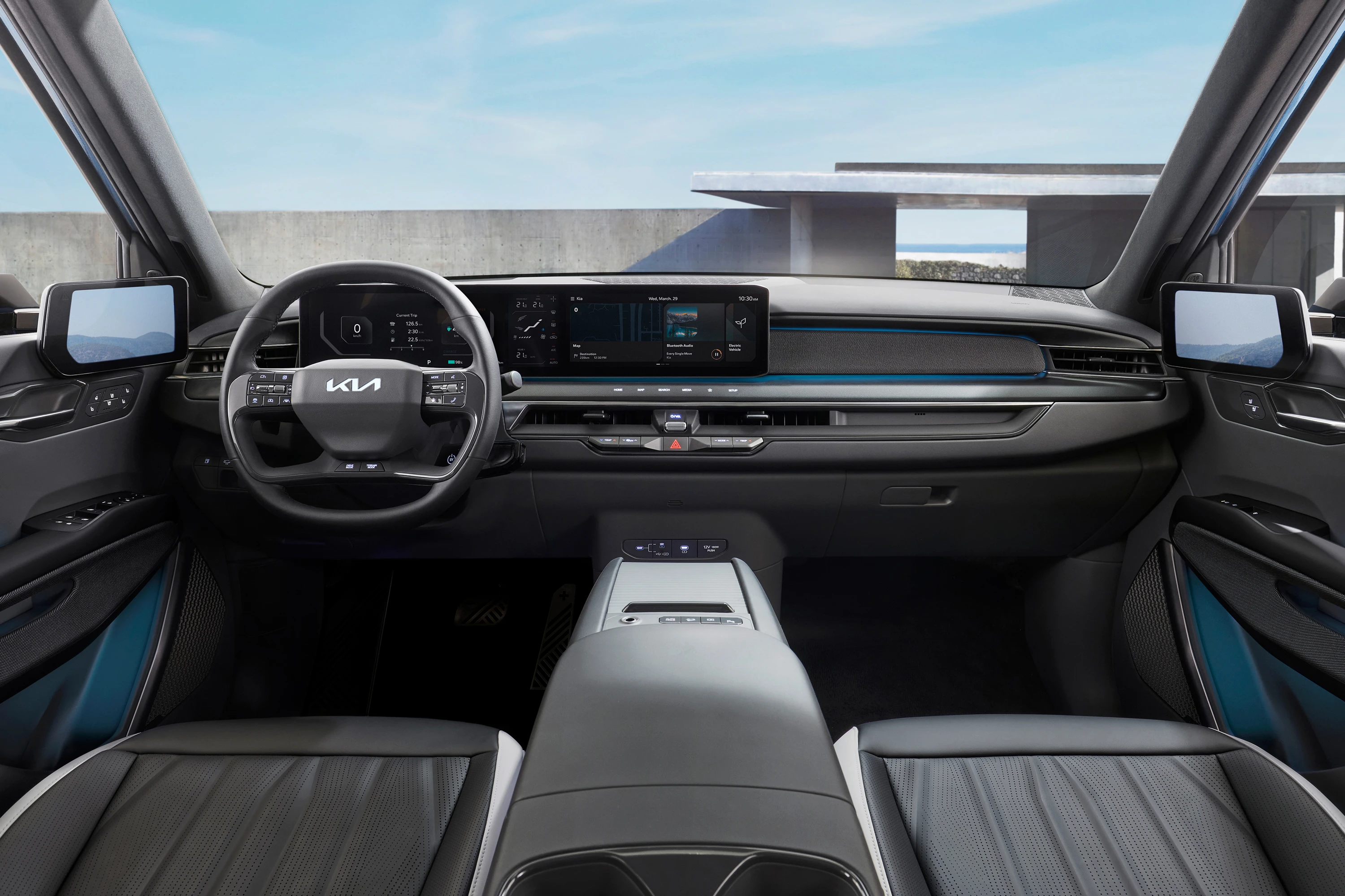 Kia EV9 GT-Line AWD screens view