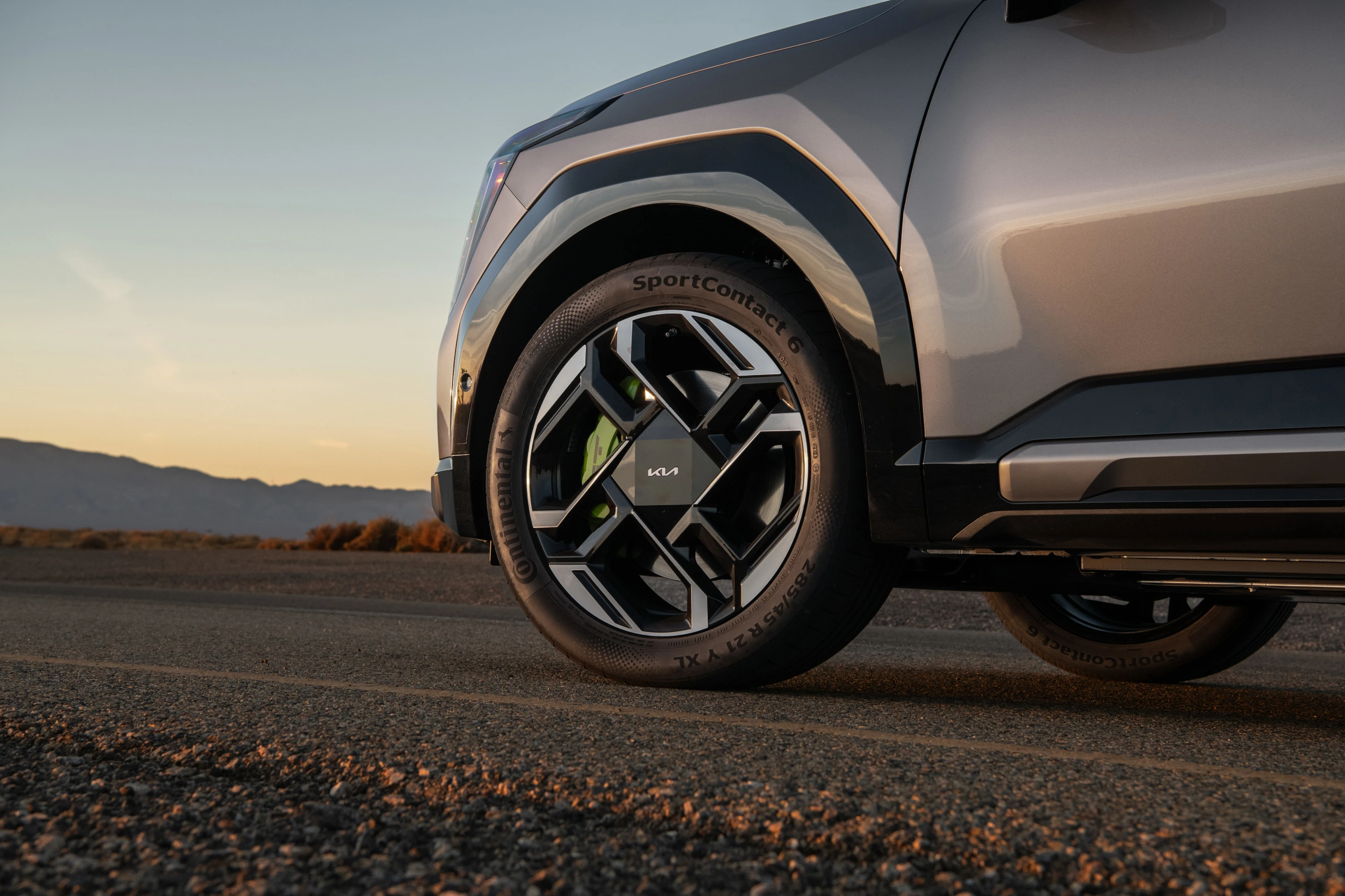 Kia EV9 GT wheels view