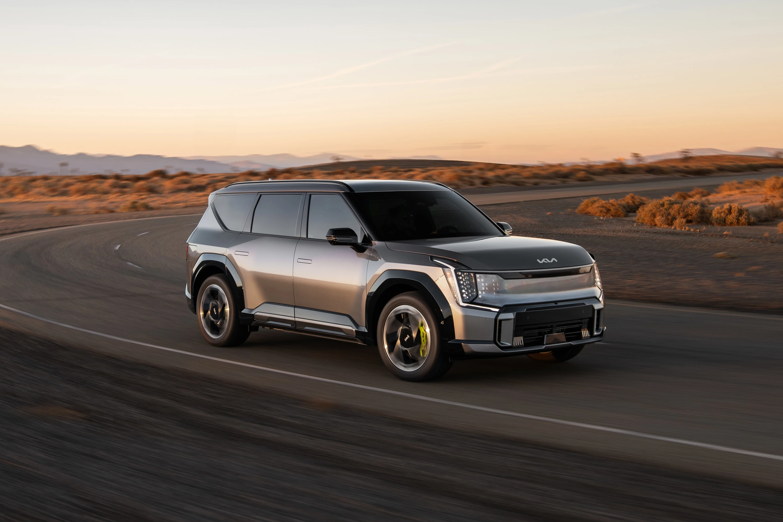 Kia EV9 GT exterior view