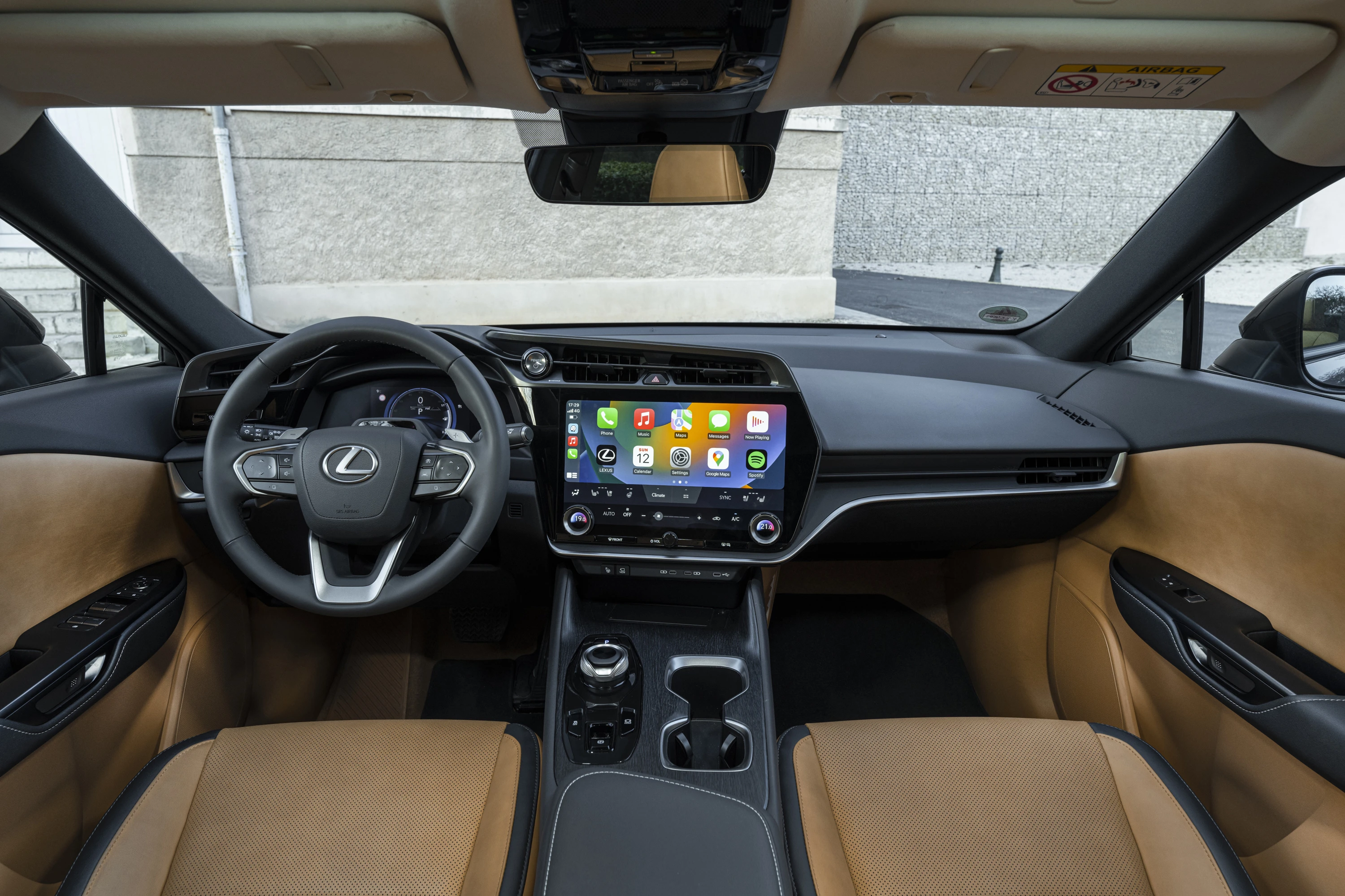 Lexus RZ 450e interior view