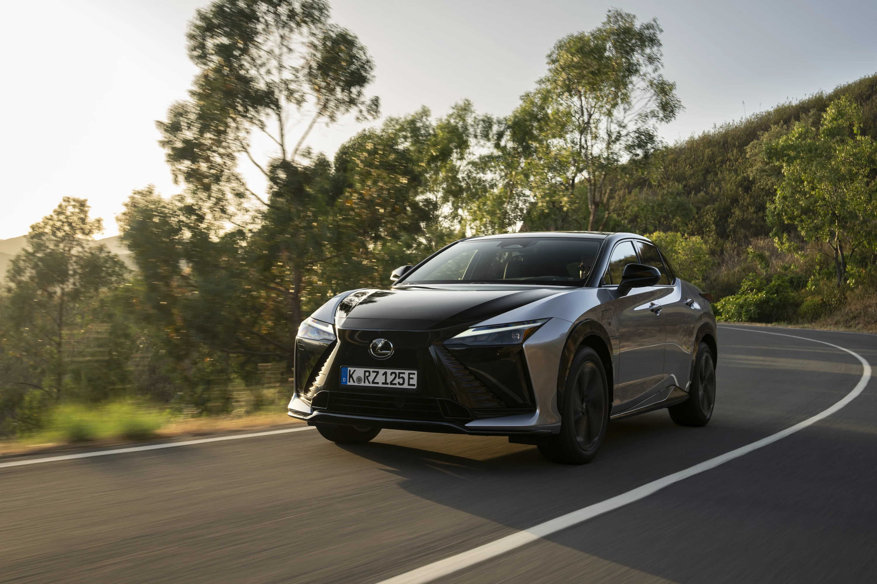Lexus RZ 550e F Sport exterior view