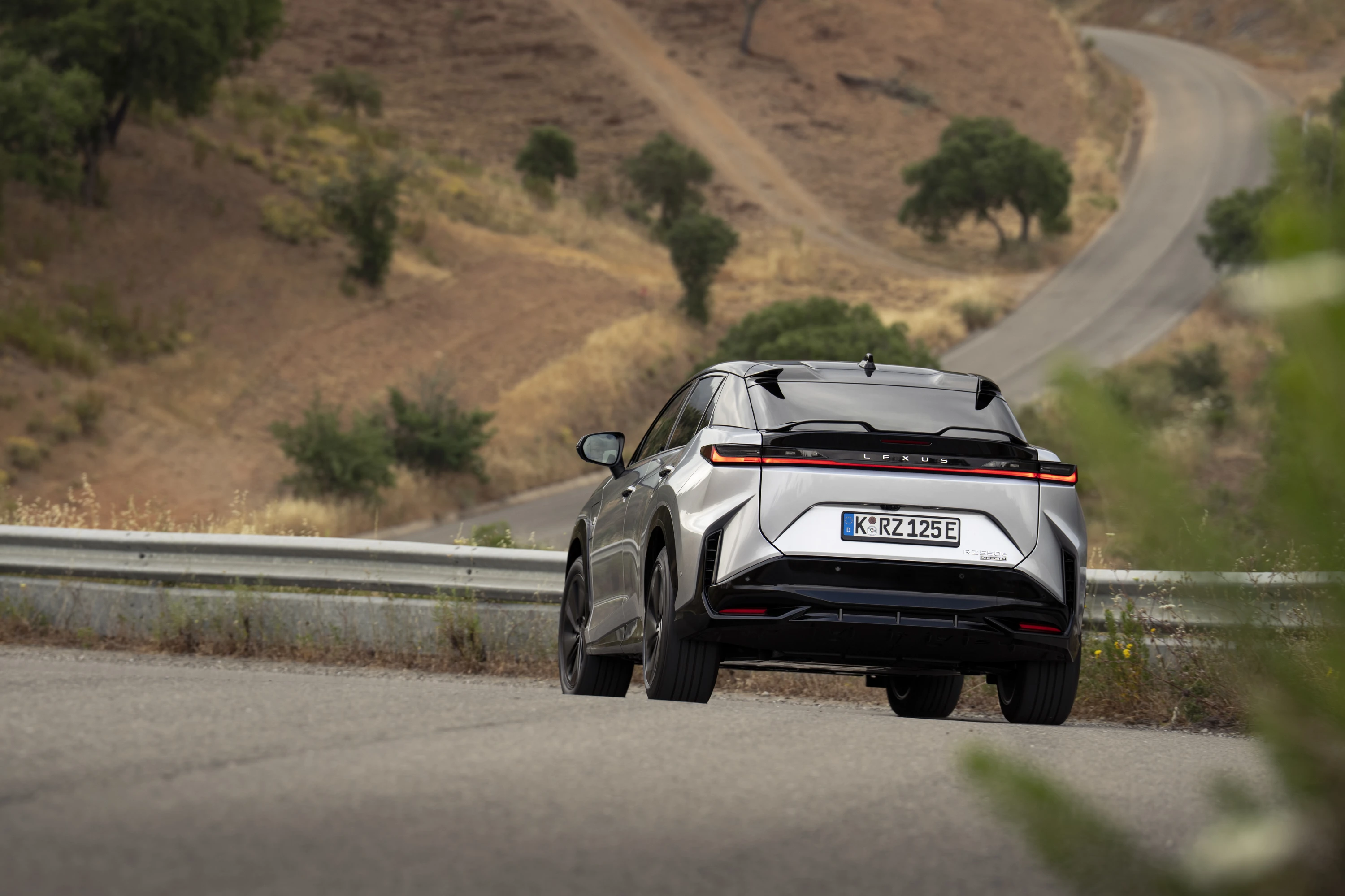 Lexus RZ 550e F Sport exterior view