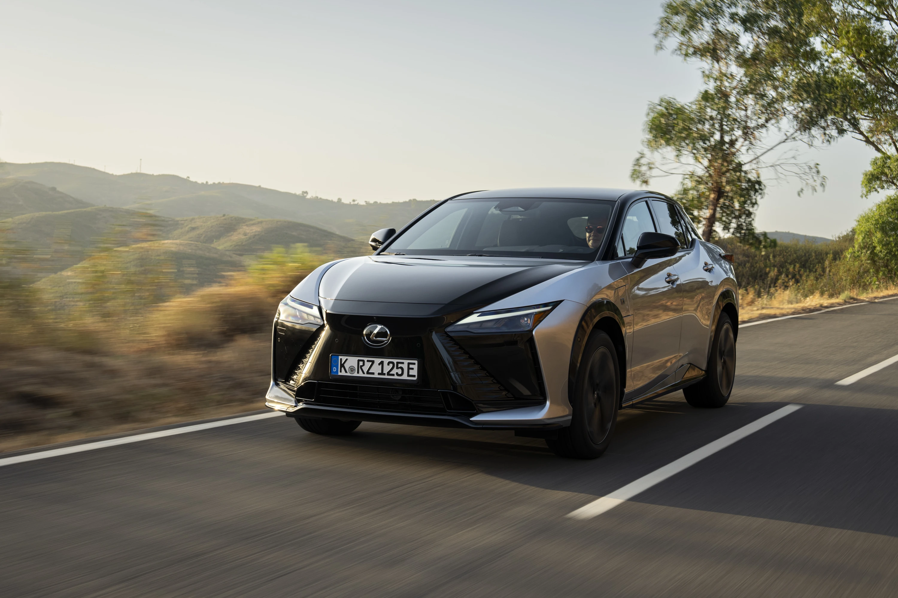 Lexus RZ 550e F Sport exterior view