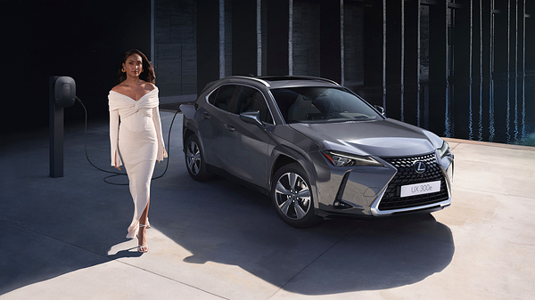 Lexus UX 300e charging view