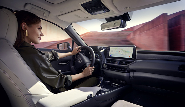 Lexus UX 300e interior view