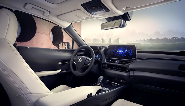 Lexus UX 300e interior view