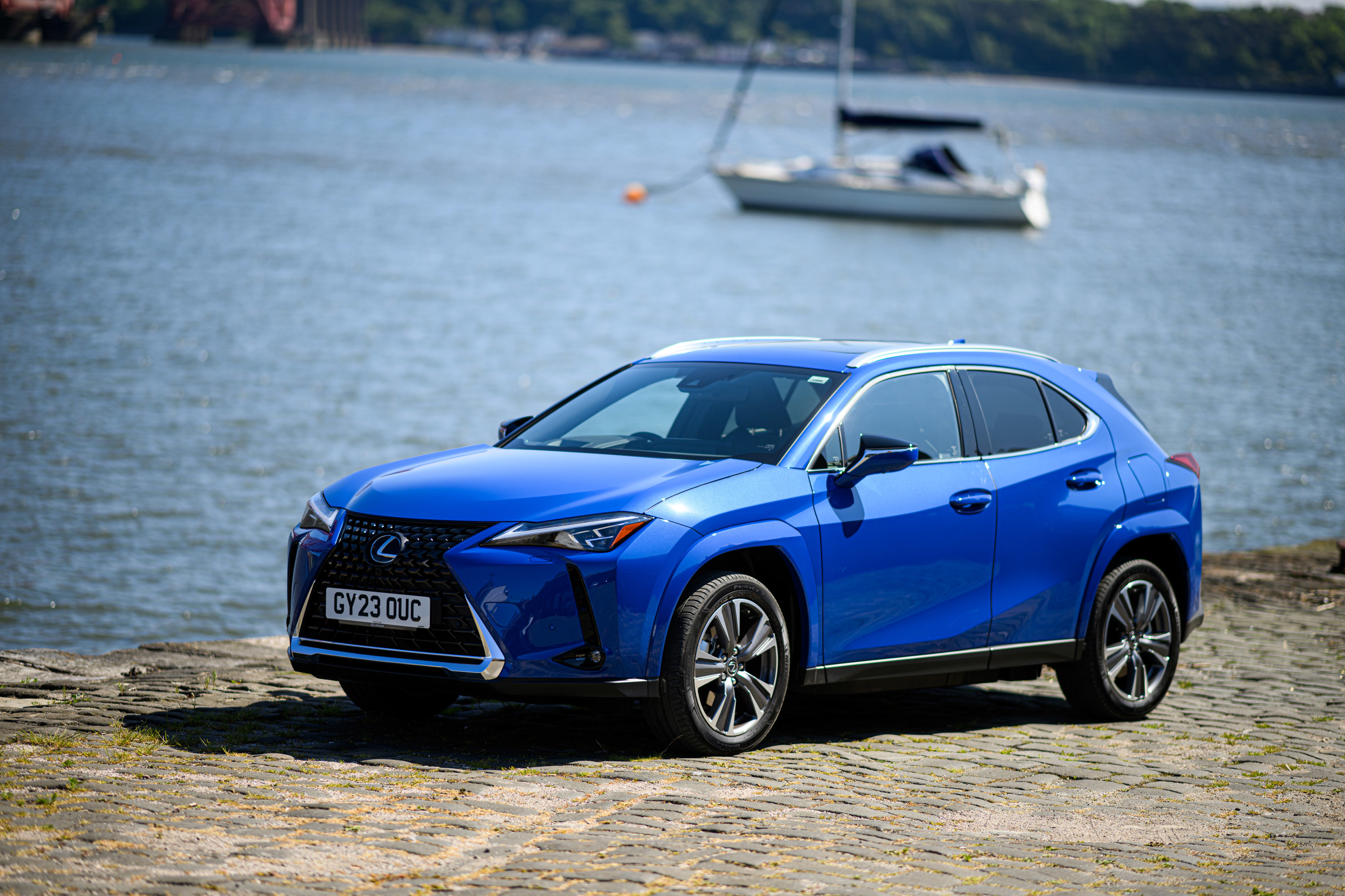 Lexus UX 300e electric vehicle exterior