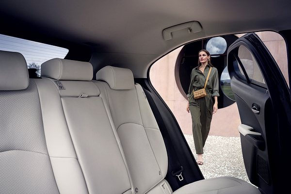 Lexus UX 300e secondrowseats view