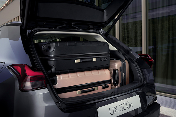 Lexus UX 300e trunk view