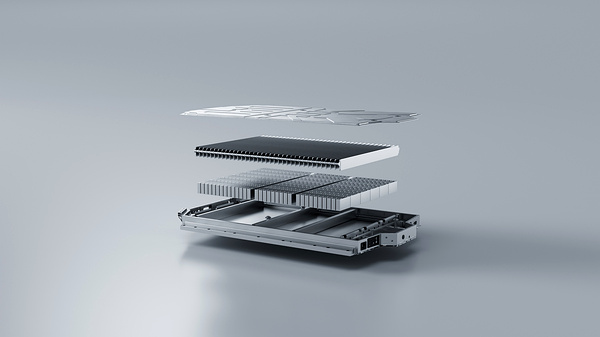 Li Auto MEGA battery view