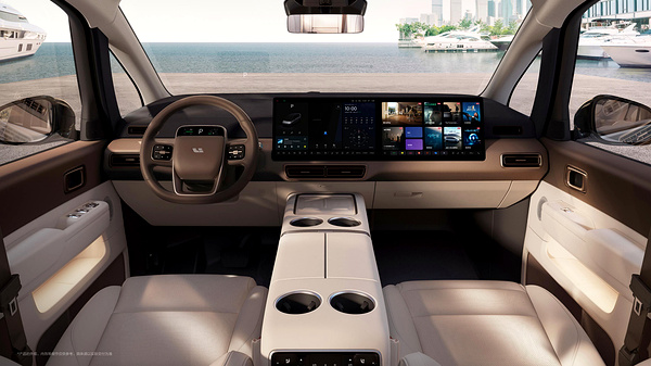Li Auto MEGA interior view