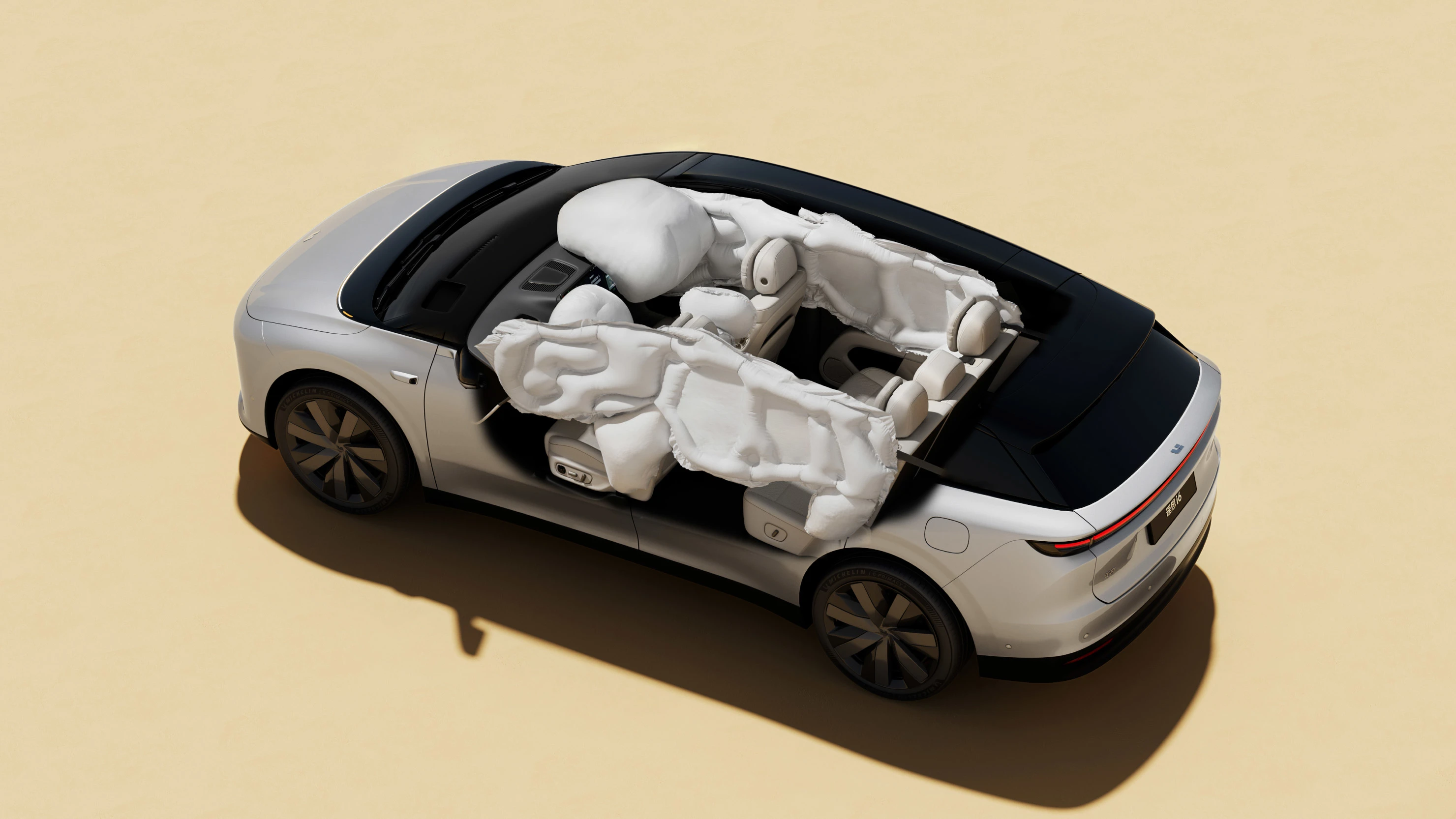 Li Auto i6 87.3 kWh AWD safety view
