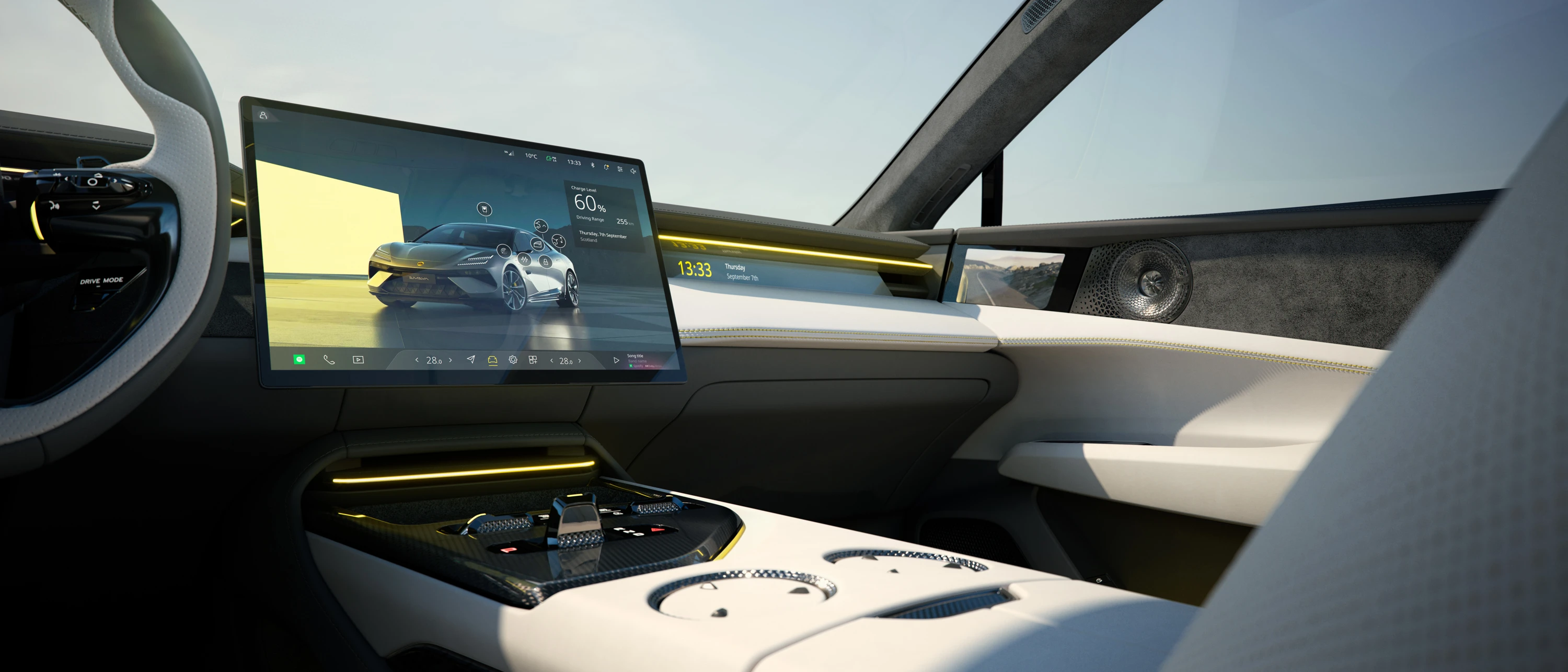 Lotus Emeya 600 screens view