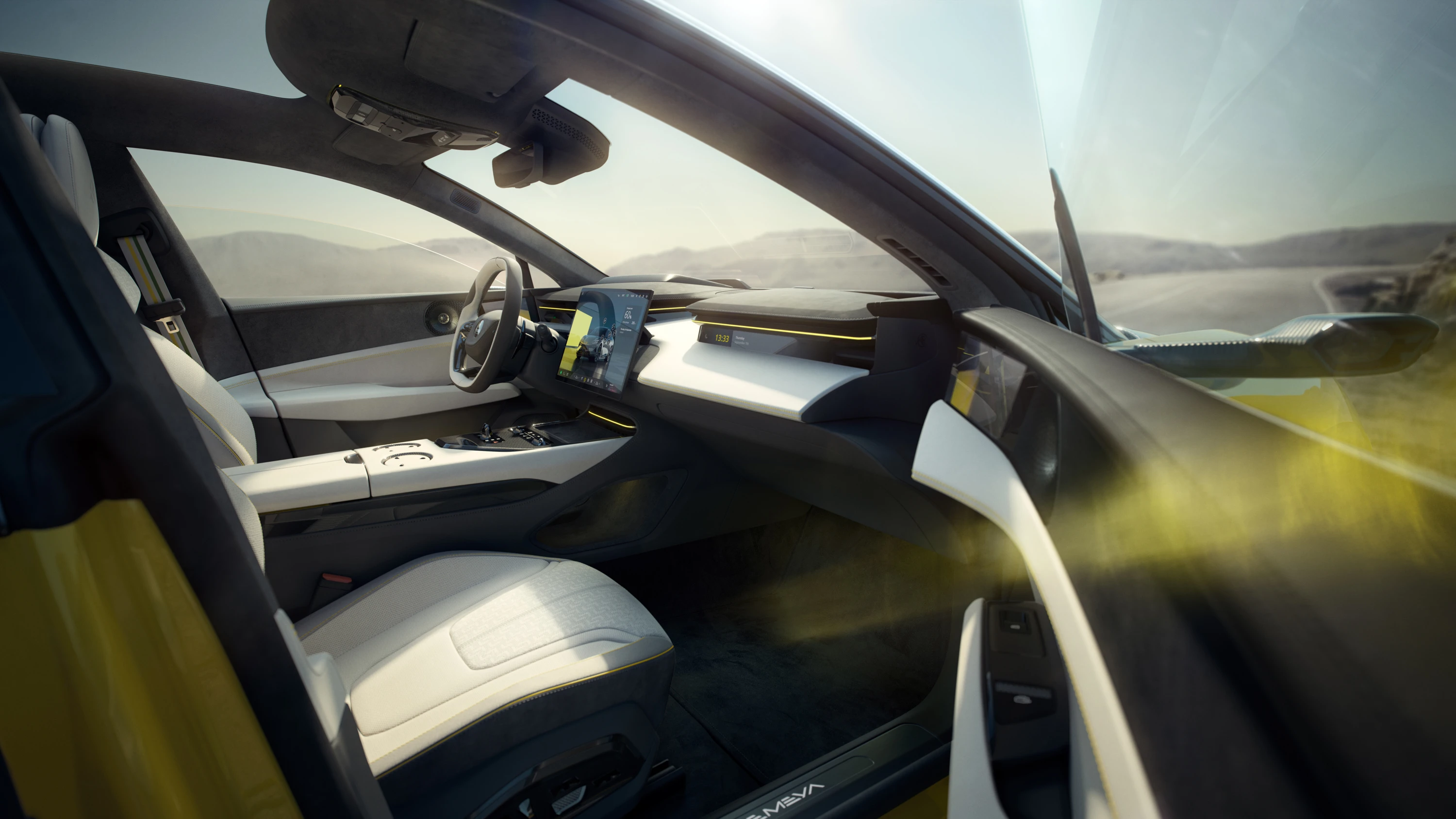 Lotus Emeya S frontseats view