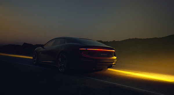 Lotus Emeya S rearlights view