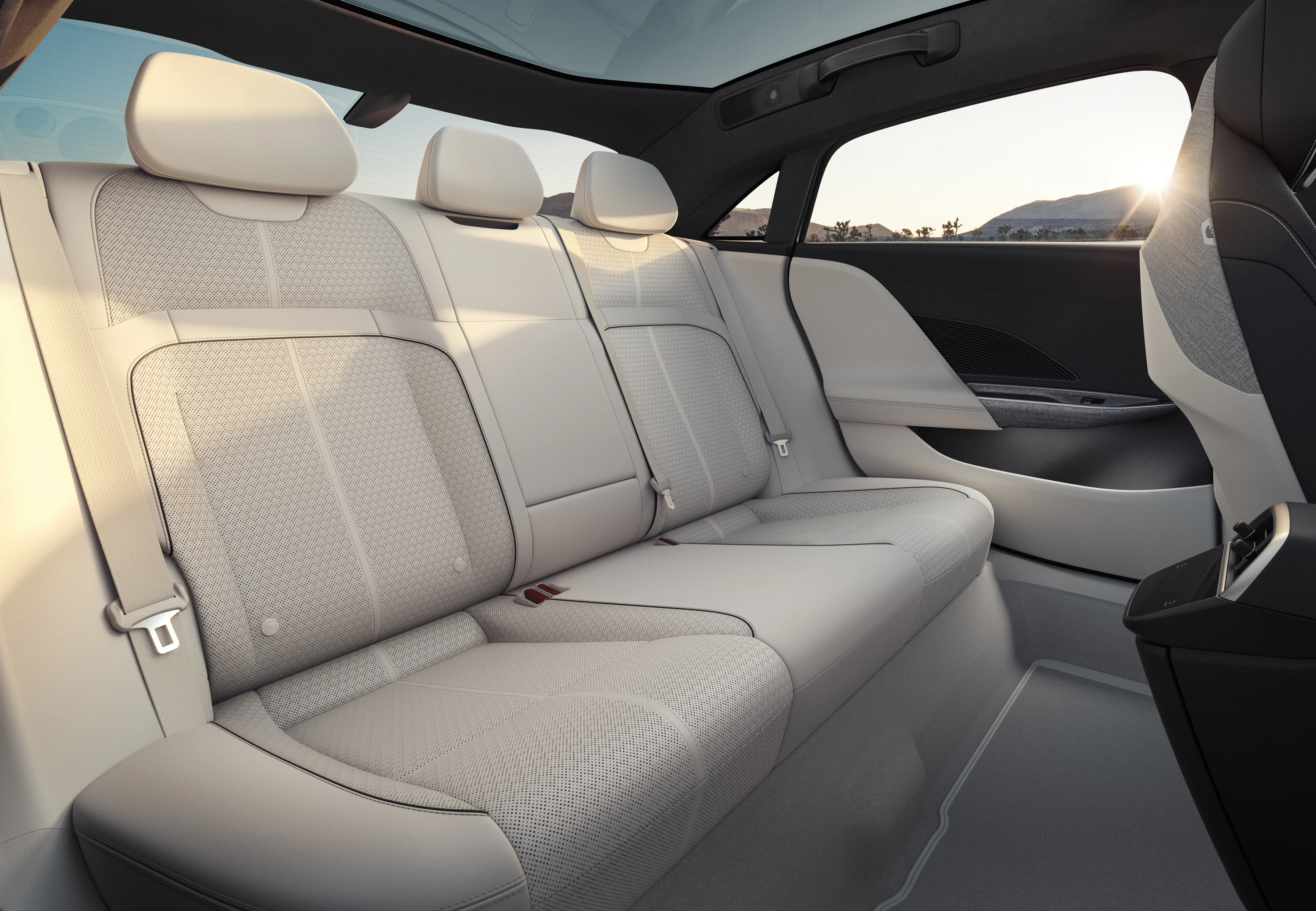 Lucid Air Dream Edition Performance secondrowseats view