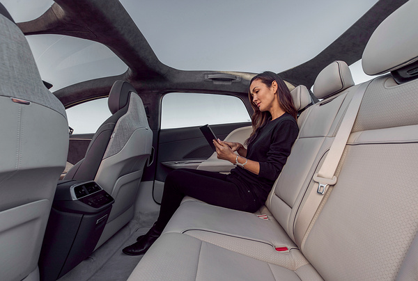 Lucid Air Grand Touring secondrowseats view