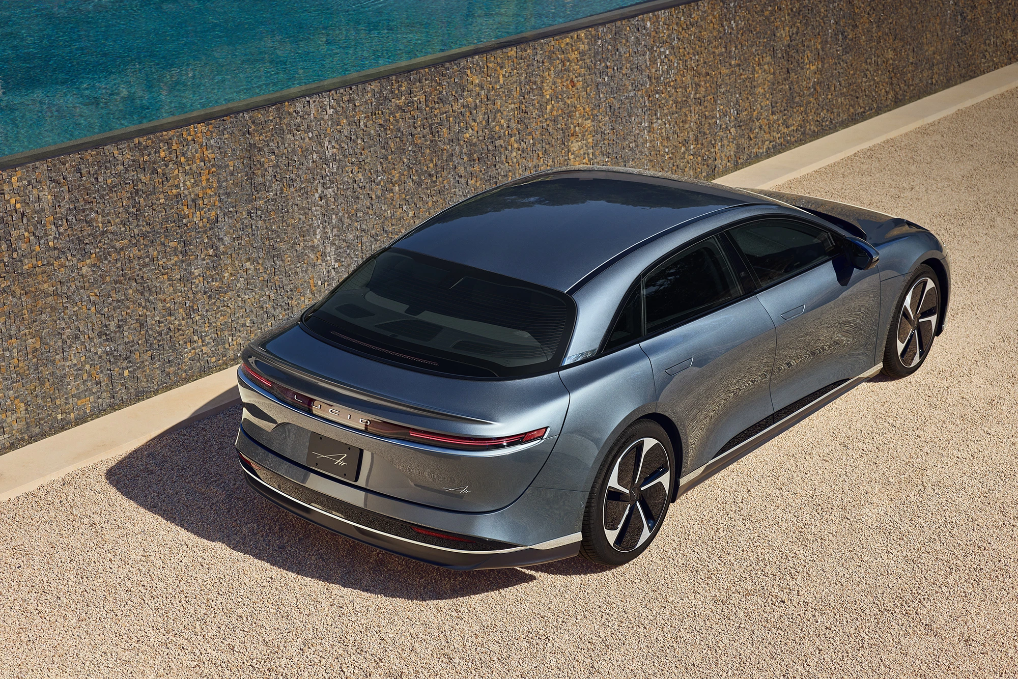 Lucid Air Pure exterior view