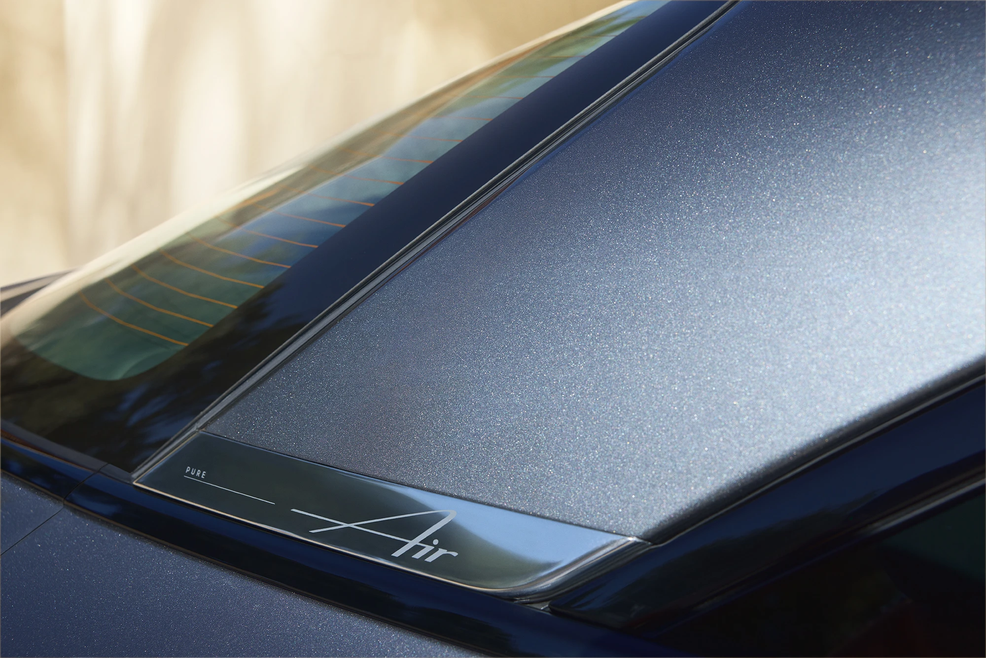 Lucid Air Pure exterior view