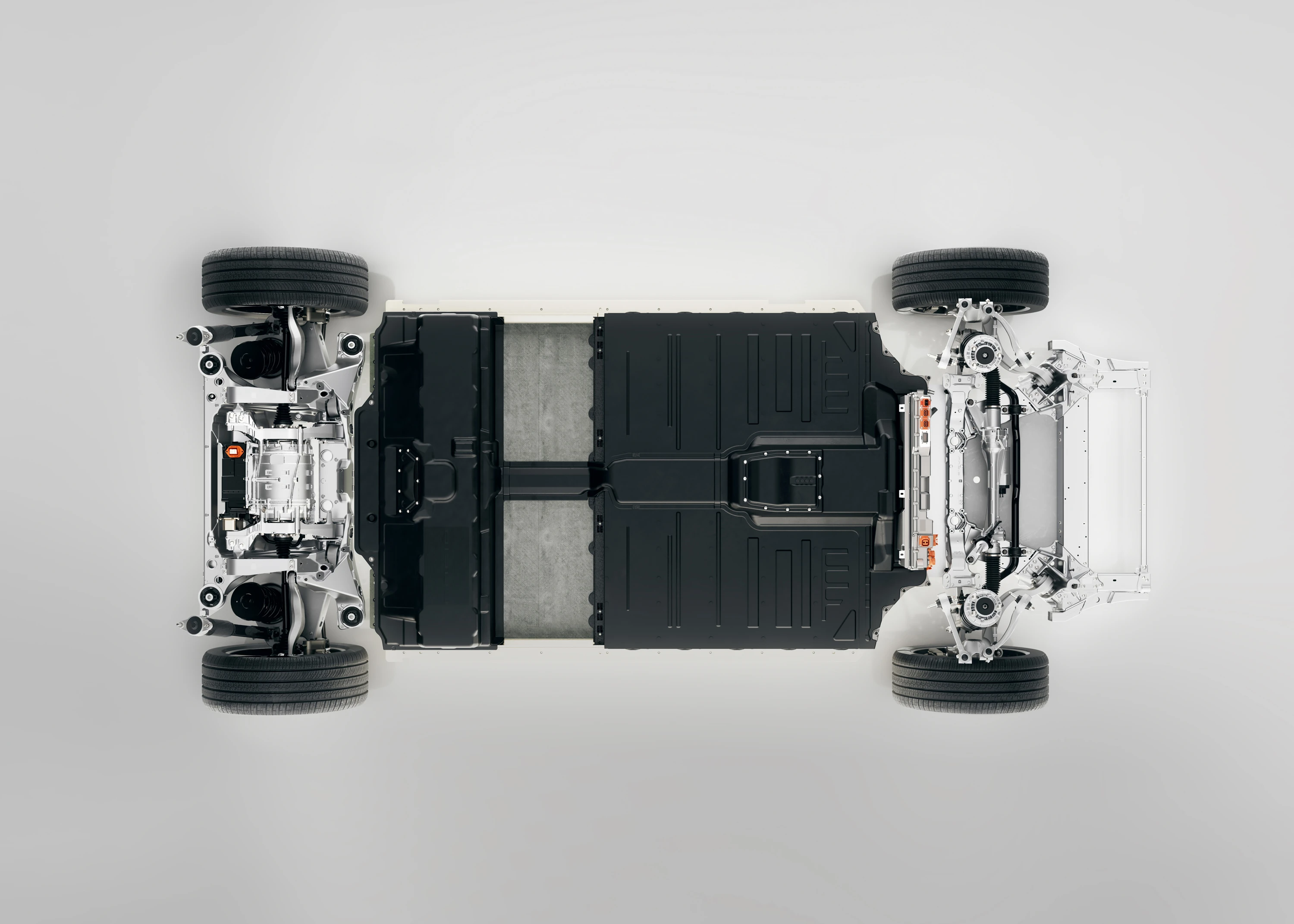 Lucid Air Pure drivetrain view