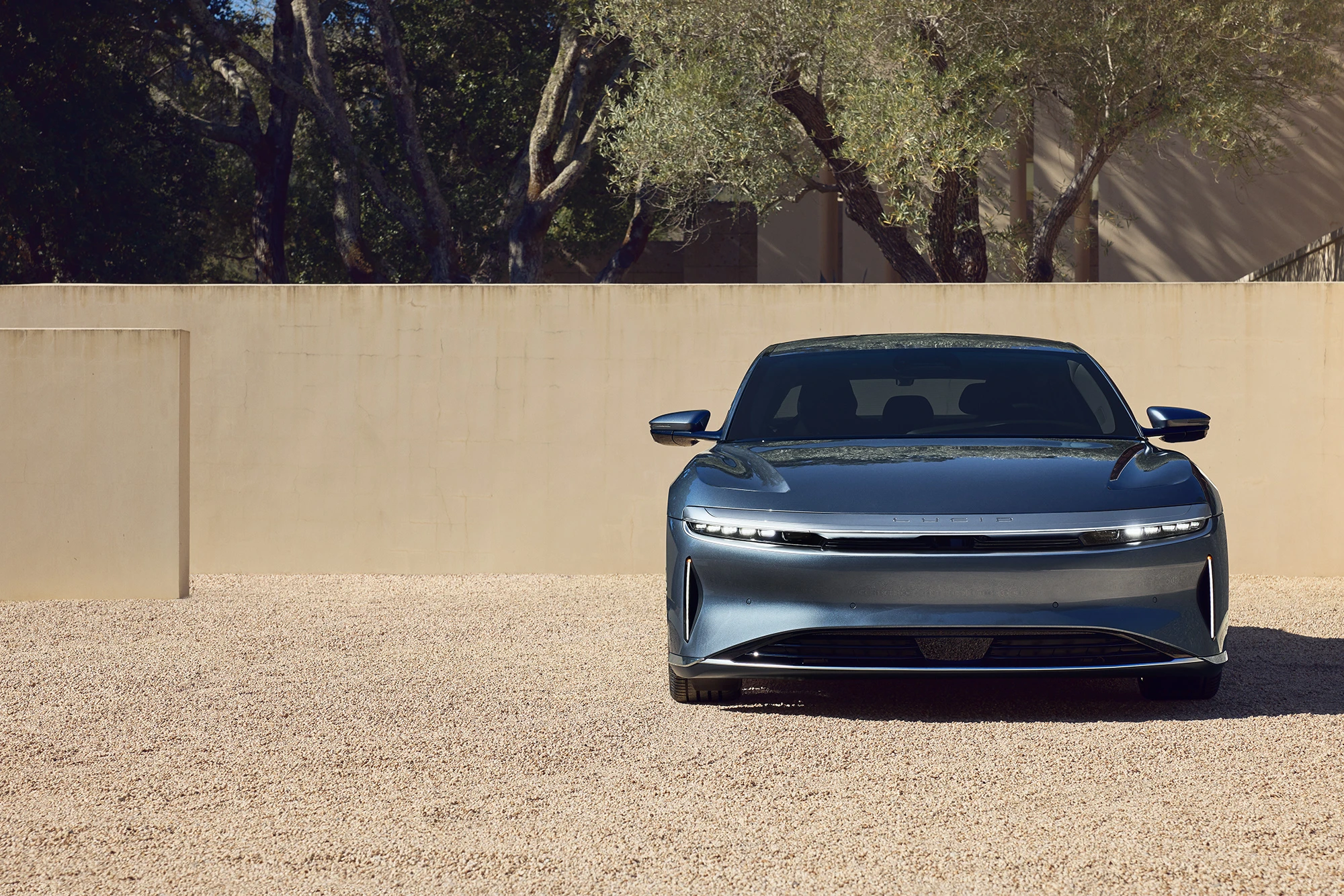 Lucid Air Pure headlights view