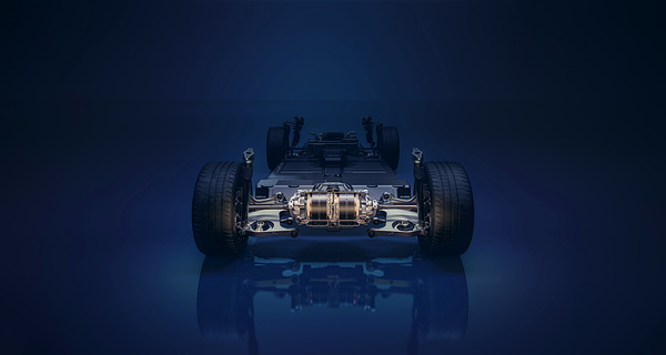 Lucid Air Sapphire drivetrain view