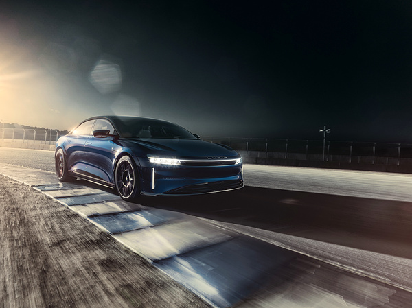 Lucid Air Sapphire exterior view