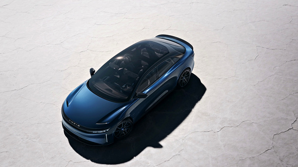 Lucid Air Sapphire exterior view