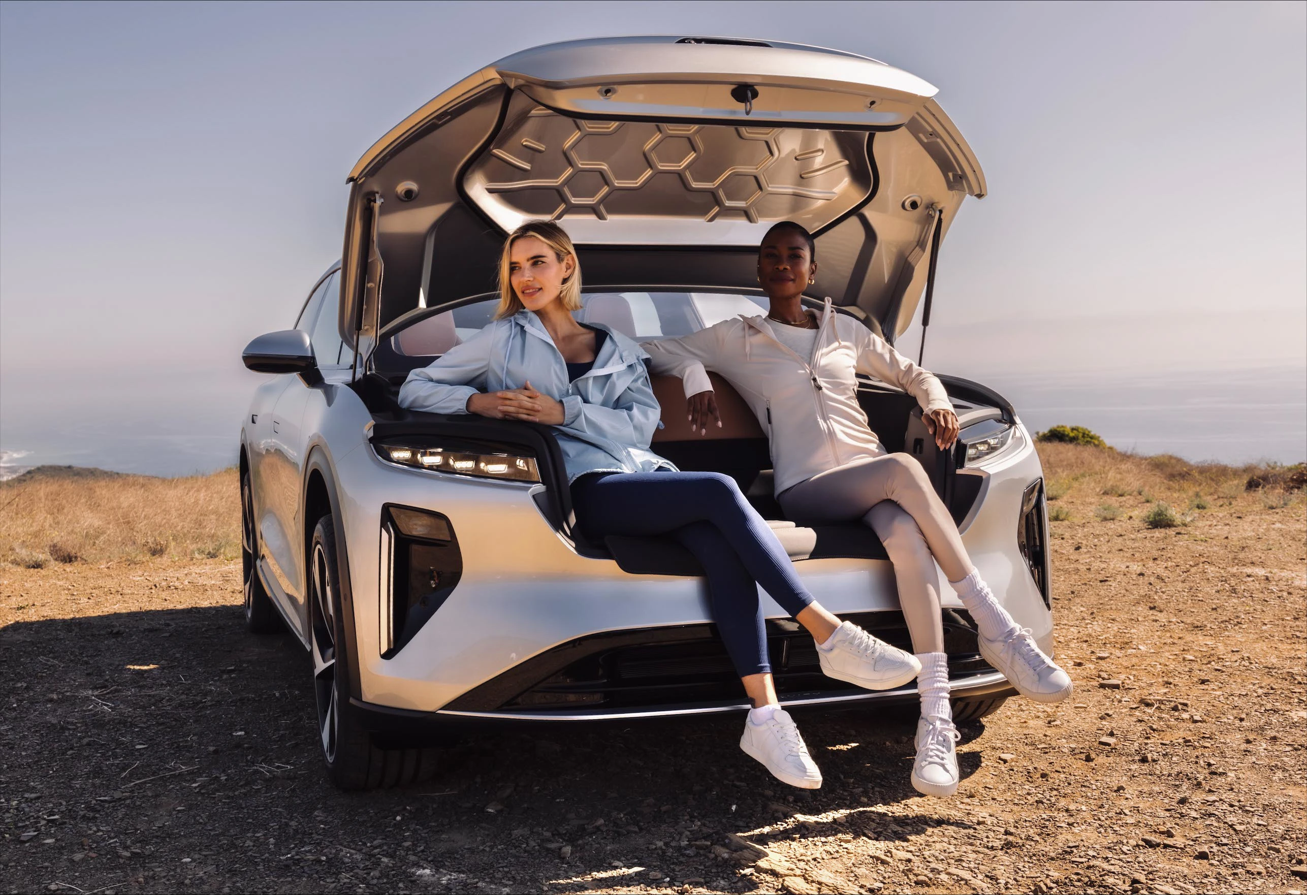Lucid Gravity Grand Touring frunk view