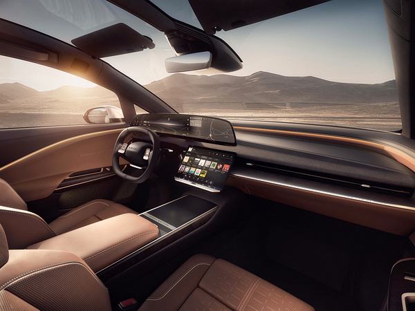 Lucid Gravity Touring interior view
