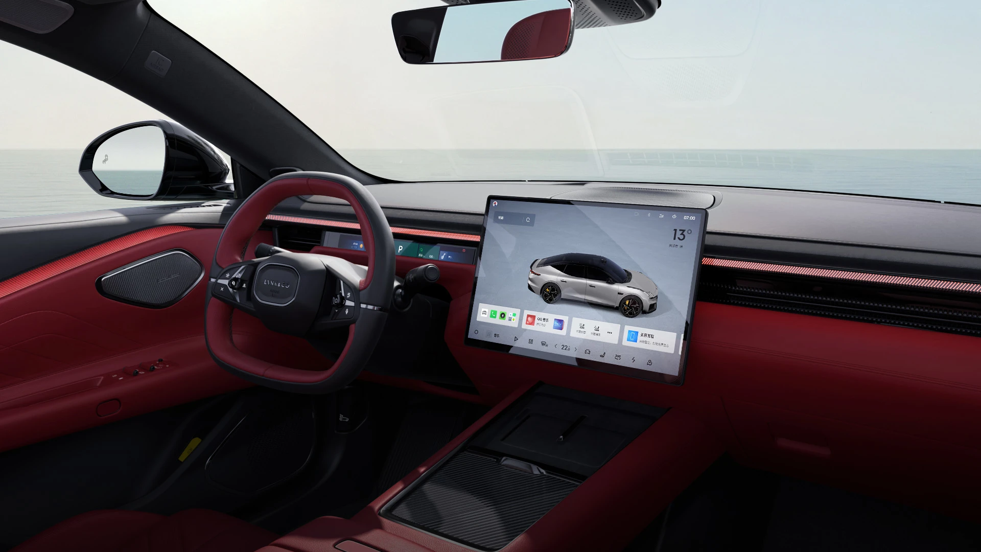 Lynk & Co 10 95 kWh RWD interior view