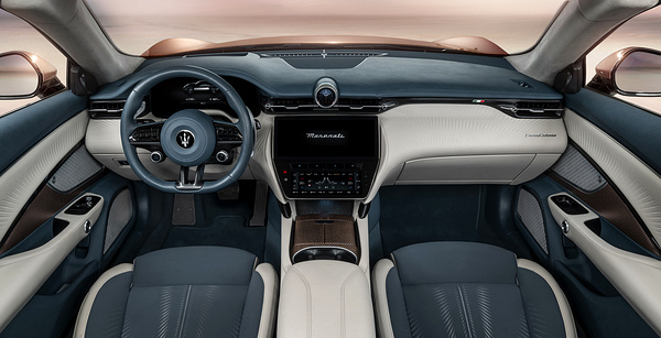 Maserati GranCabrio Folgore interior view