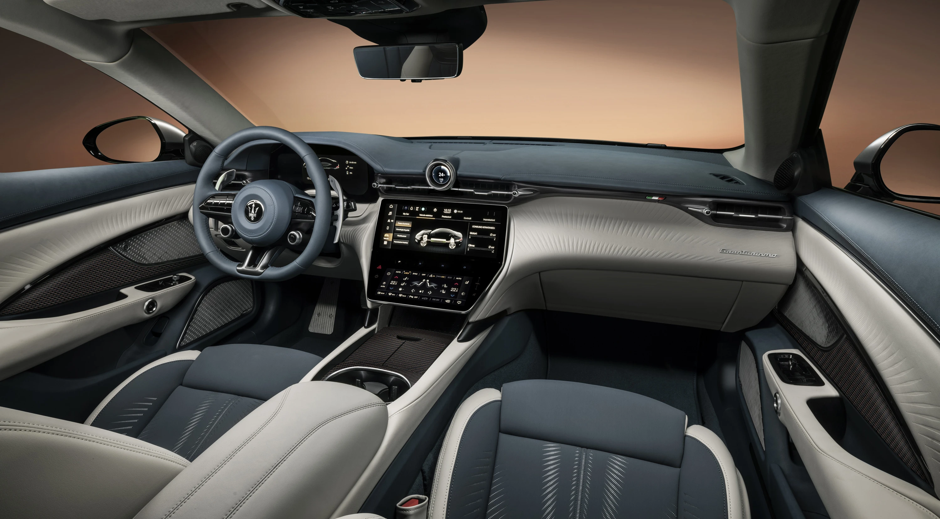 Maserati GranTurismo Folgore interior view