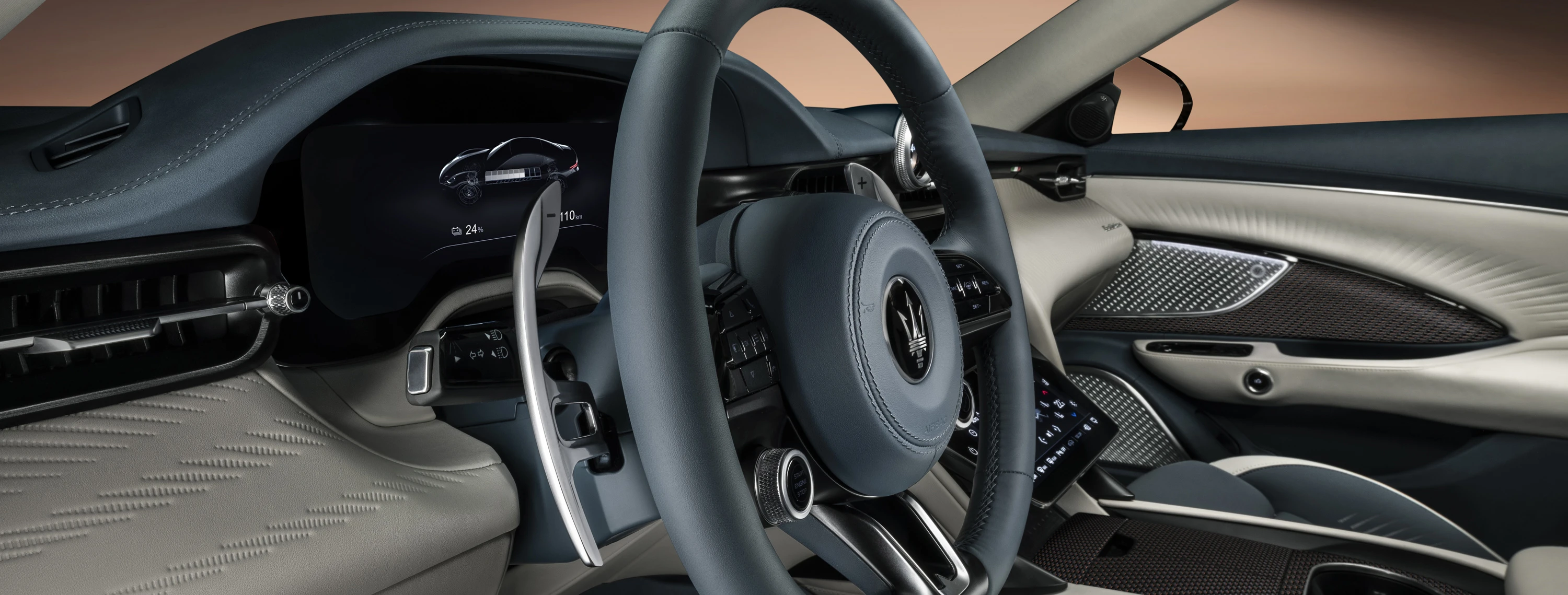 Maserati GranTurismo Folgore steeringwheel view