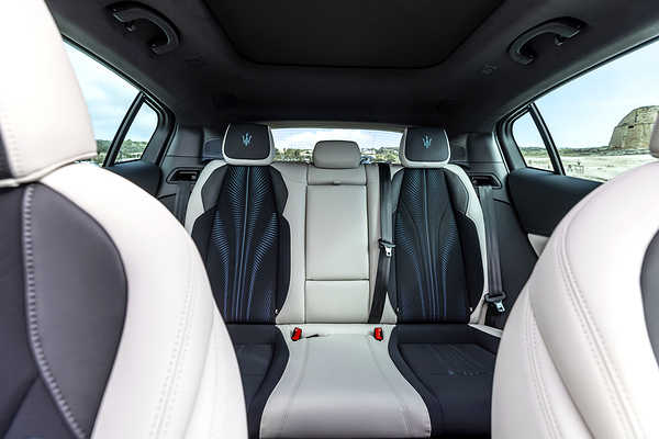 Maserati Grecale Folgore secondrowseats view