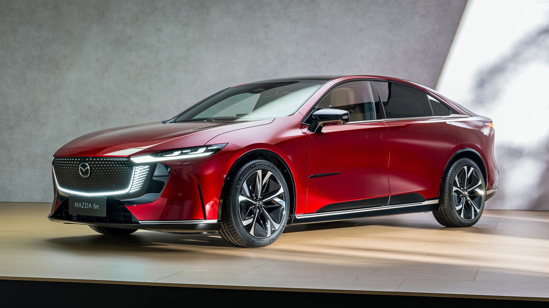 Mazda 6e electric vehicle exterior