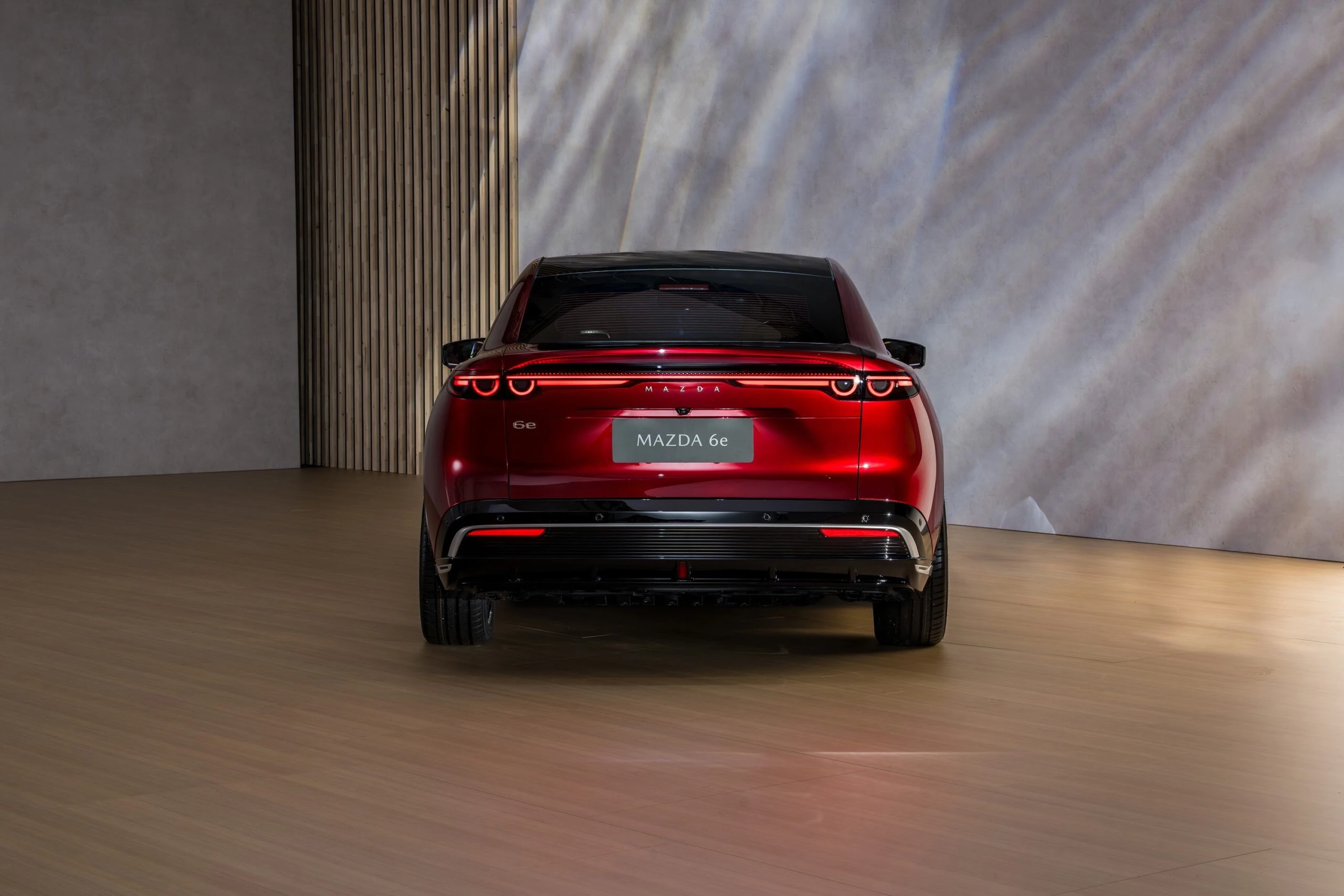 Mazda 6e long range exterior view