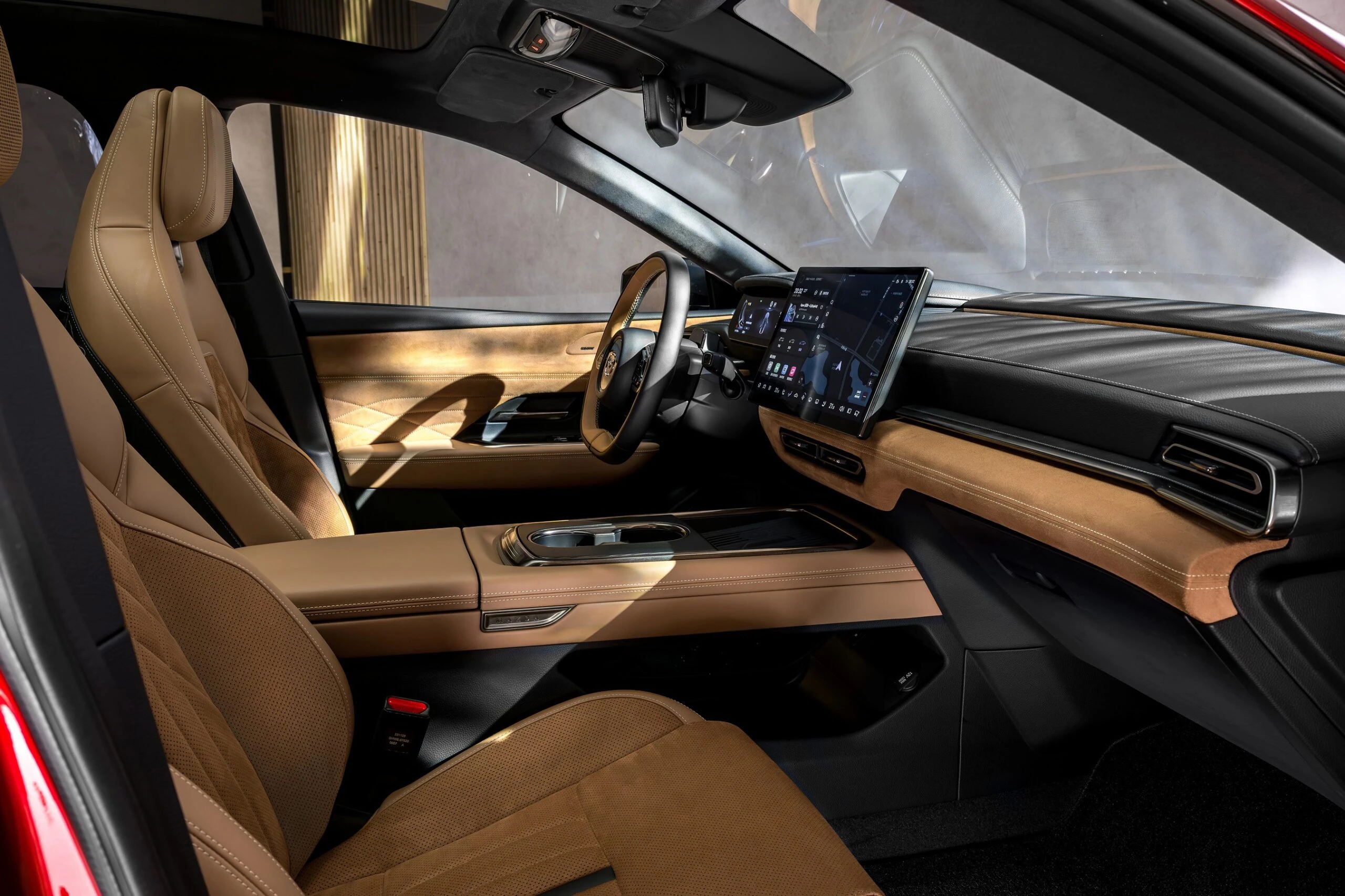 Mazda 6e long range frontseats view