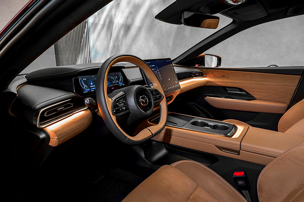 Mazda 6e long range interior view