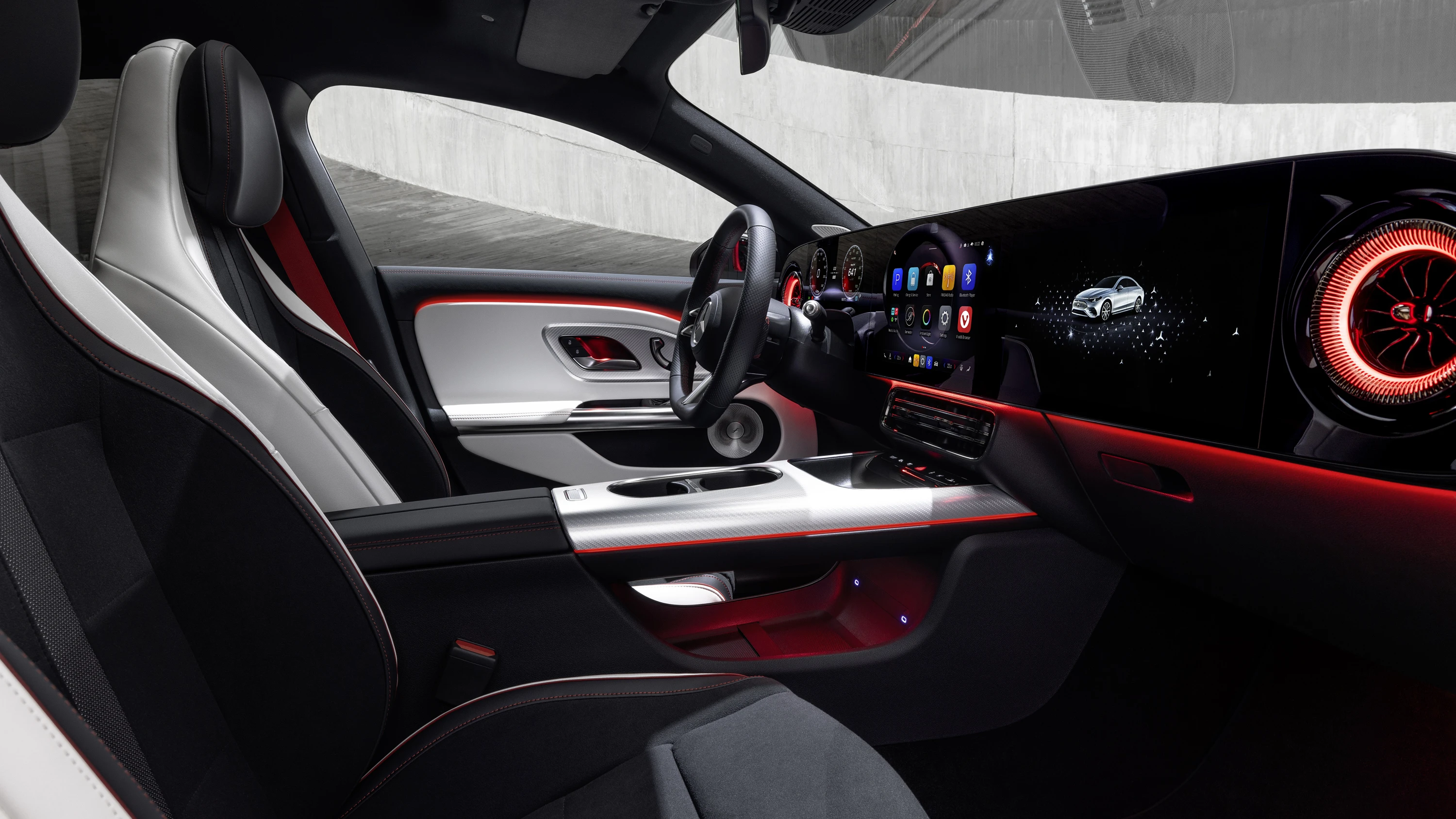 Mercedes CLA 200 interior view