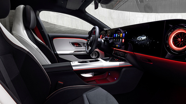 Mercedes CLA 250+ interior view