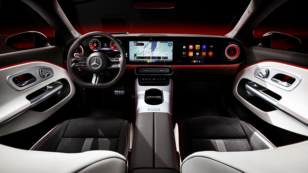 Mercedes CLA 250+ interior view