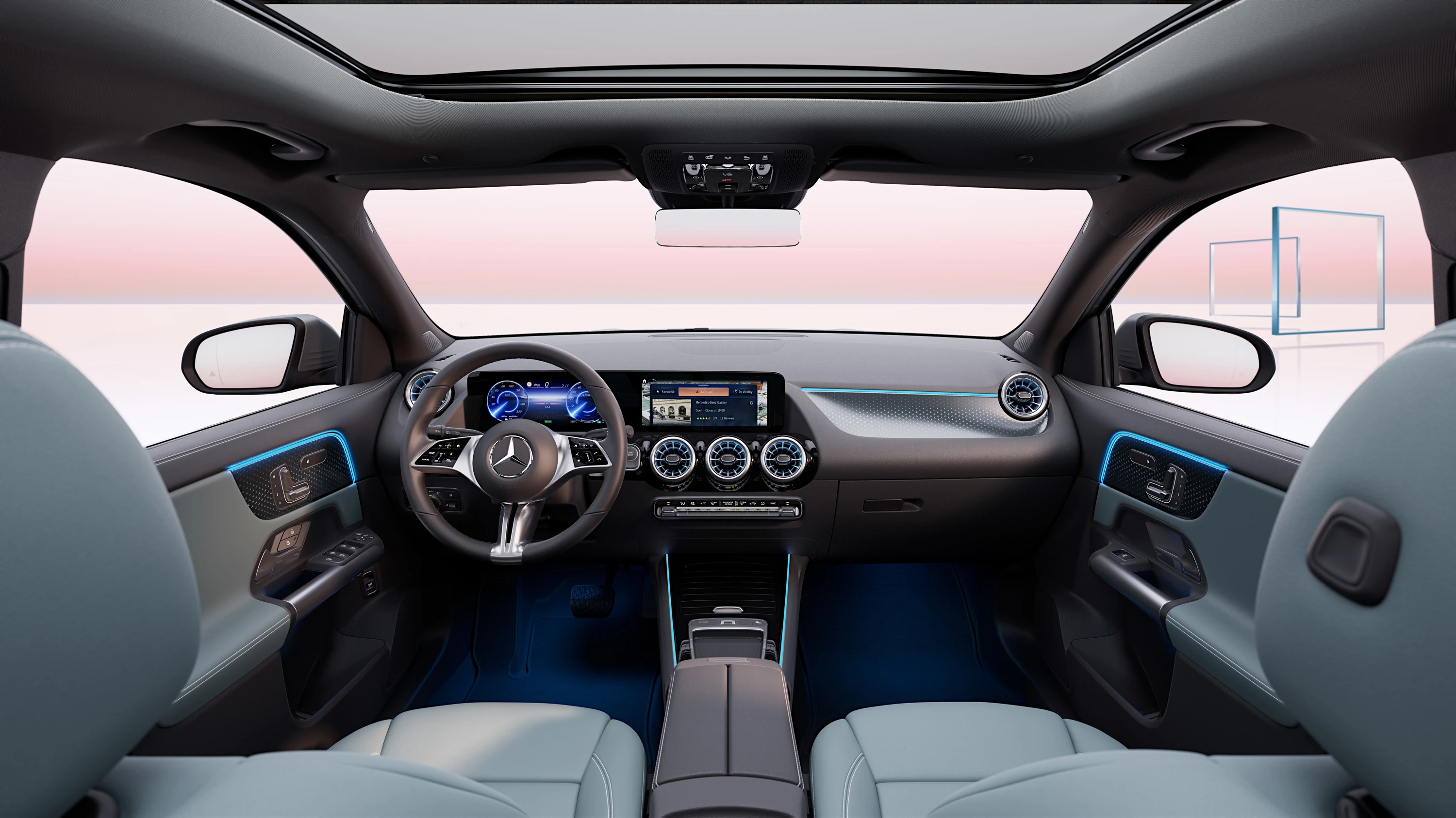 Mercedes-EQ EQA 250+ interior view