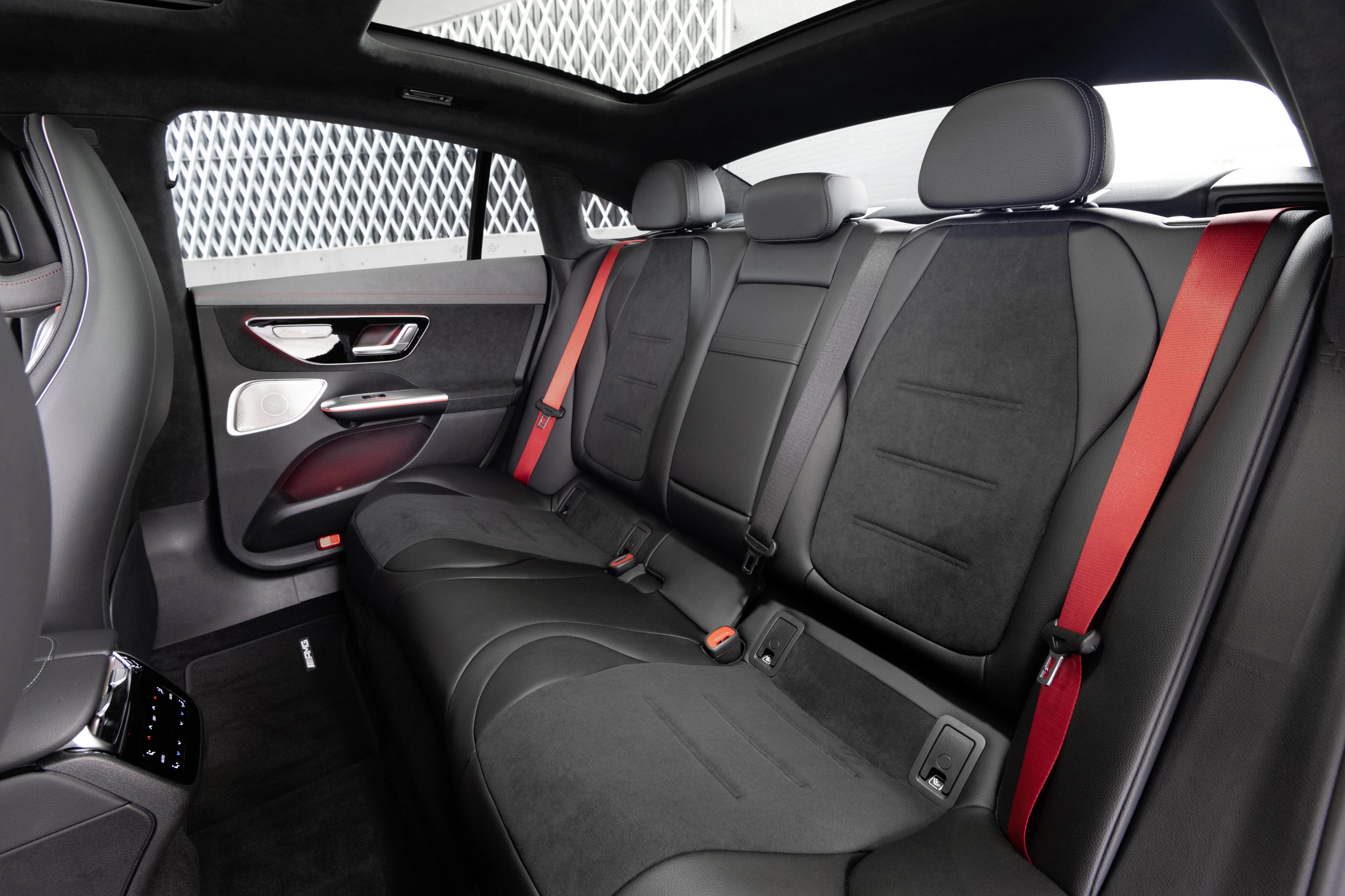 Mercedes-EQ EQE 350 4MATIC secondrowseats view