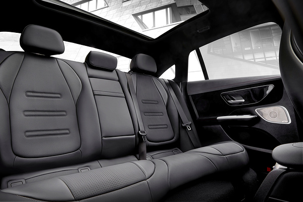 Mercedes-AMG EQE 53 4MATIC+ secondrowseats view