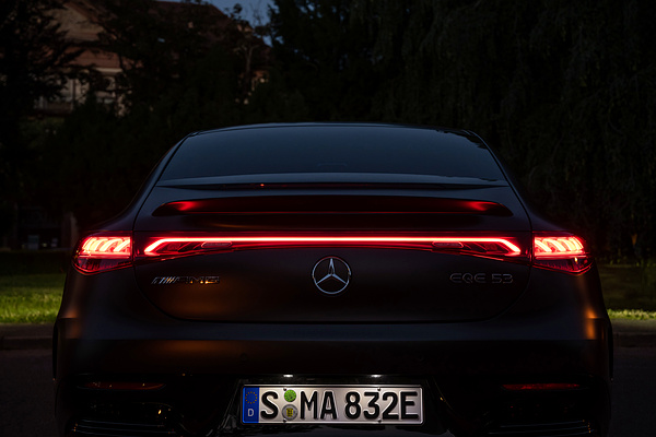 Mercedes-AMG EQE 53 4MATIC+ taillights view